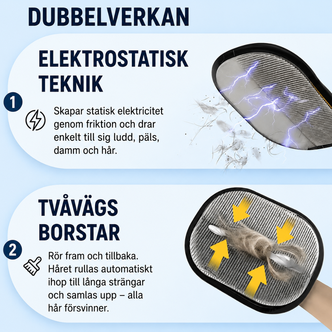 Pälsfri™ – Ett renare hem utan luddrullar