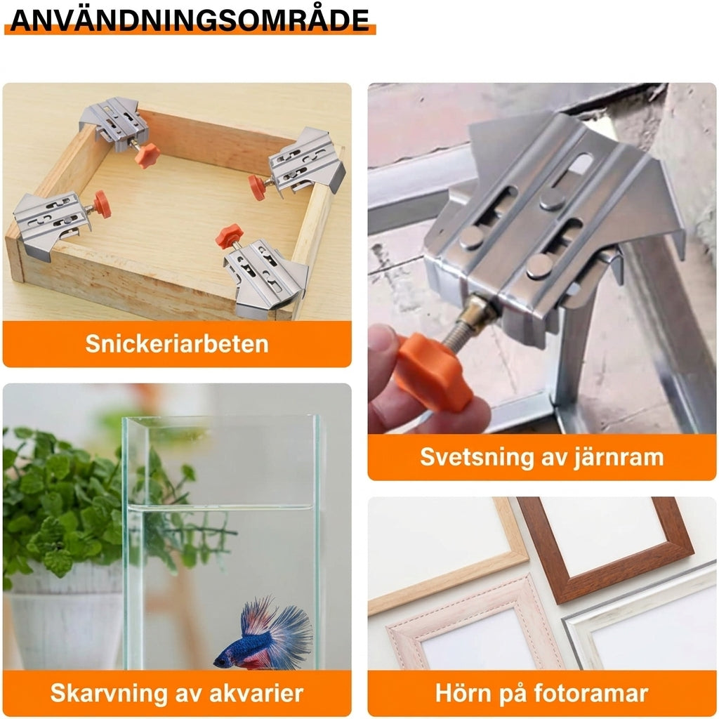 TräMästare™ – Hörntving för precisa 90°-vinklar