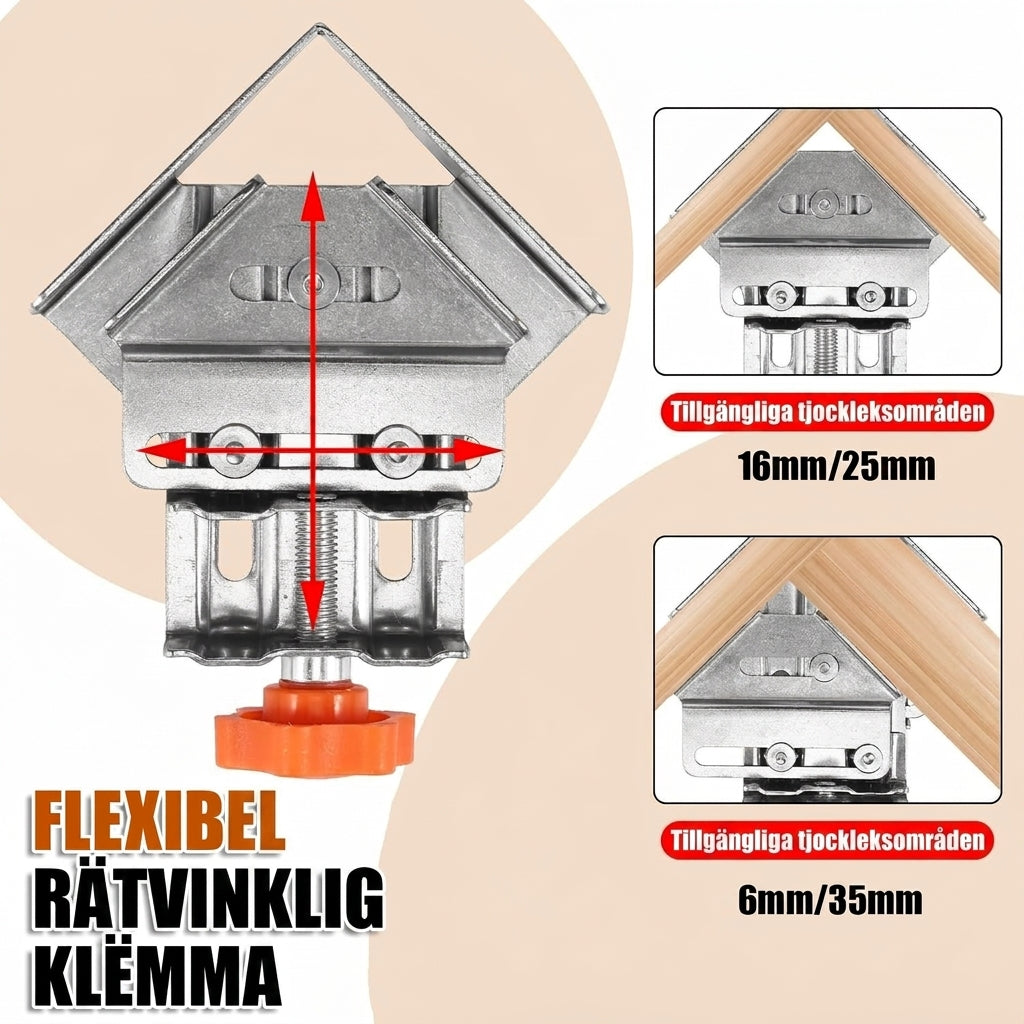 TräMästare™ – Hörntving för precisa 90°-vinklar