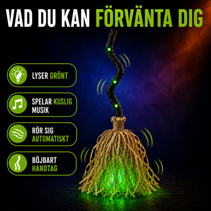 GlödKvast™ – den magiska häxborsten som lyser upp entrén