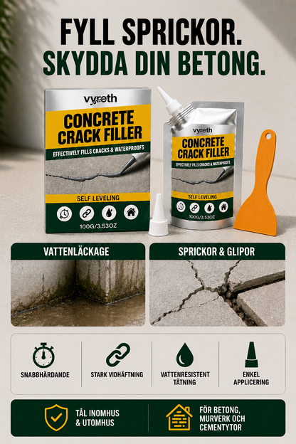 SprickFix™ - Sprickfyllare – täta betongsprickor innan de blir större