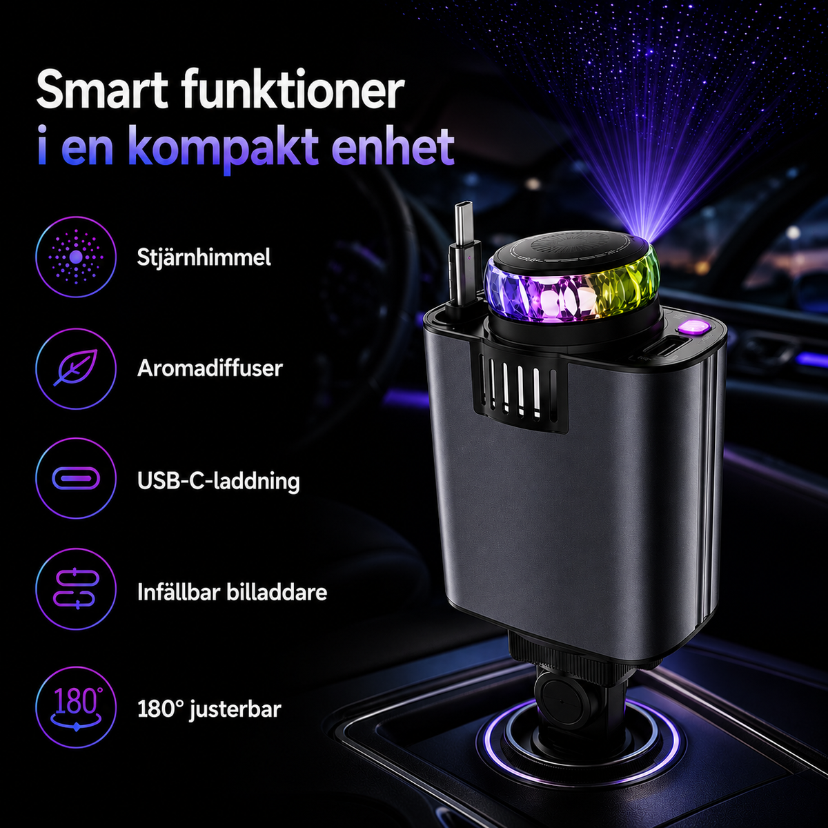 Stjärnro™ – förvandla din bil till din egen stjärnhimmel