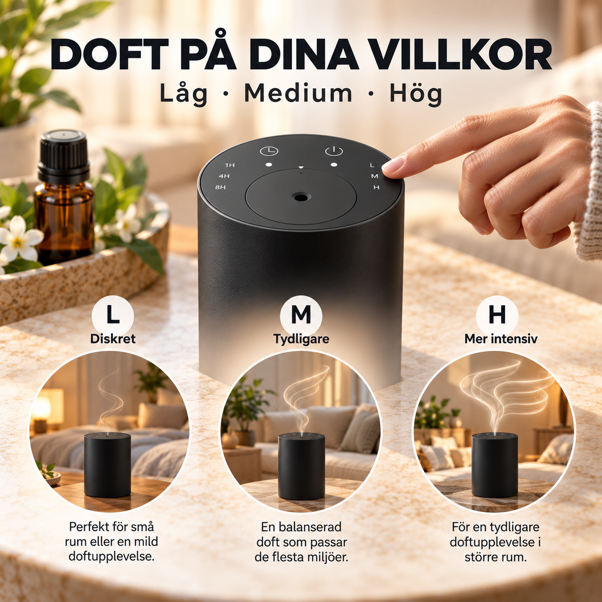 Doftpuls™ – Vattenfri doftspridare för hem & bil