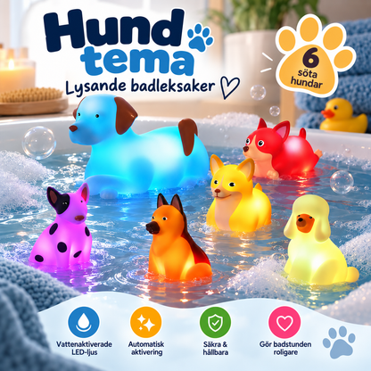 BadGlow™ – Lysande badleksaker, 6-pack
