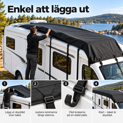Takmössan™ – Skydda Taket på Husbilen & Husvagnen