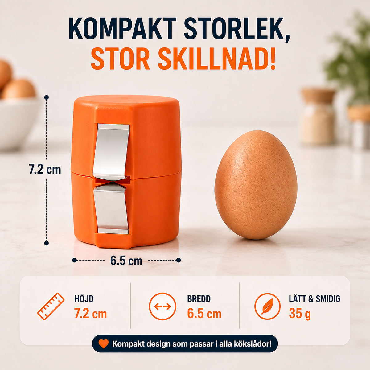 Äggla™ – Knäck ägget utan skalbitar