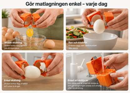 Äggla™ – Knäck ägget utan skalbitar