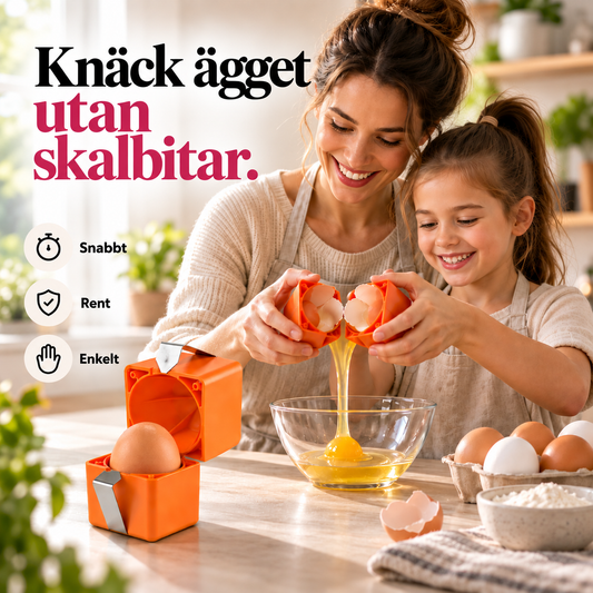 Äggla™ – Knäck ägget utan skalbitar