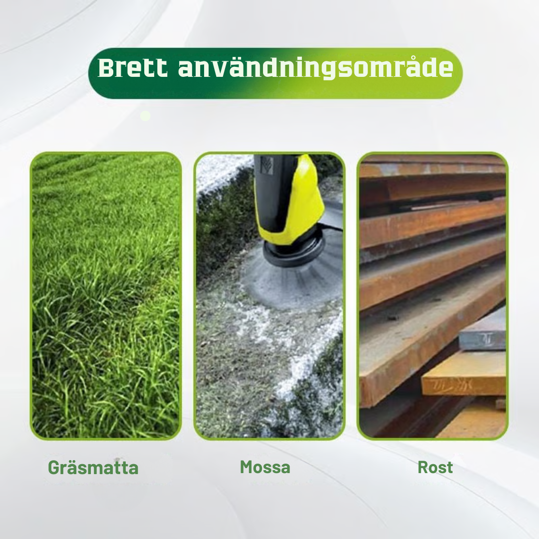 GräsKraf™ – Förvandla din trimmer till en kraftfull ogräsrensare (150mm)