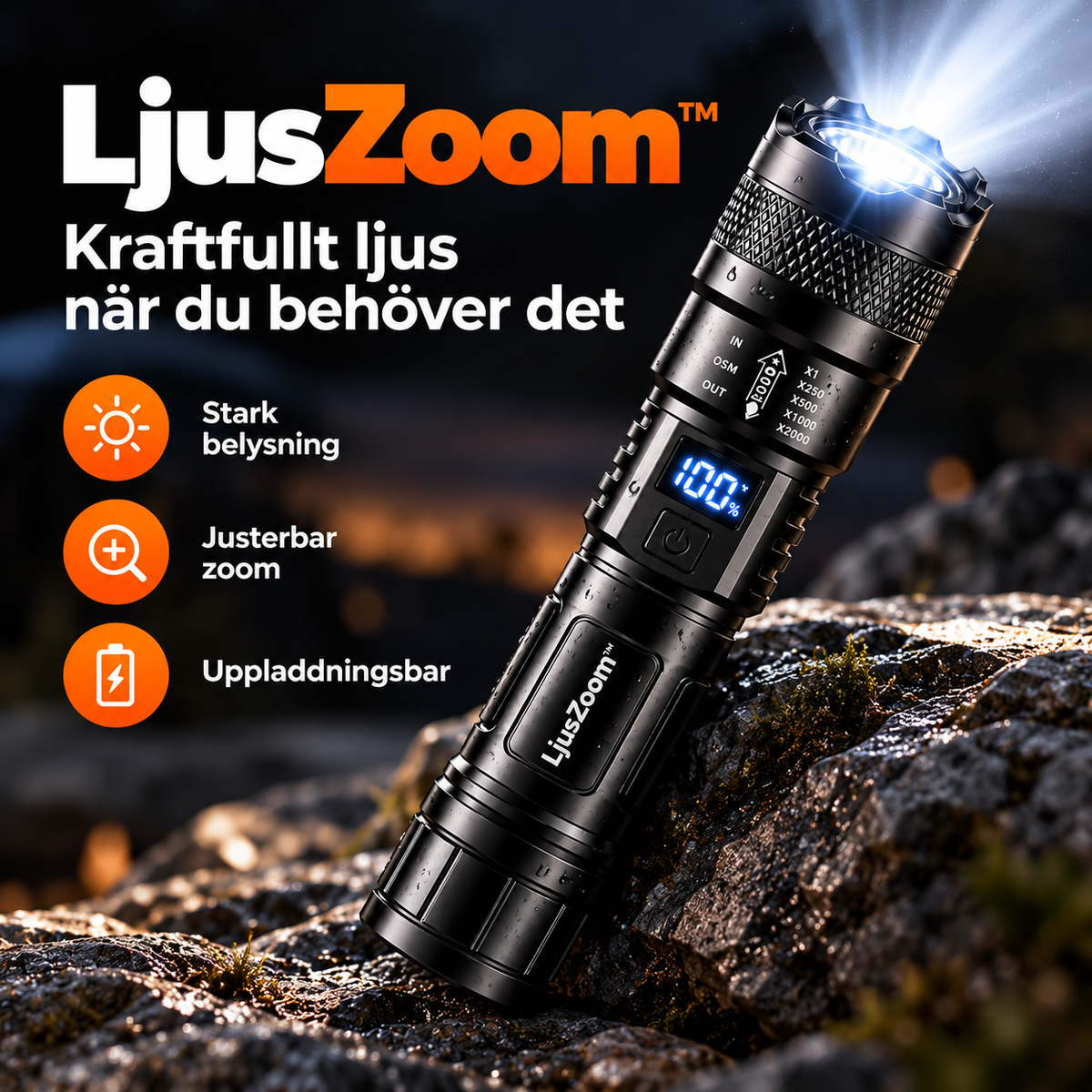 LjusZoom™ – Mörka promenader blir enklare med rätt ljus