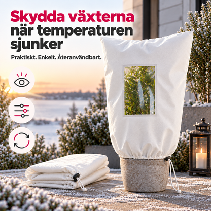 FrostVakt™ – Växtskydd mot frost med visningsfönster | 🎃 Gratis Halloweenpresent