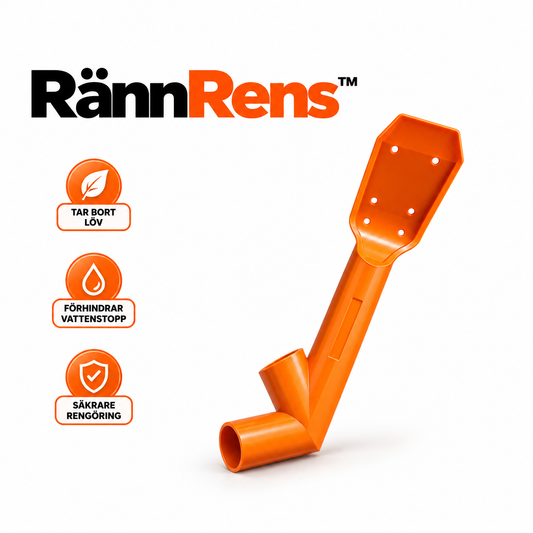 RännRens™ – Hängrännerensare – Säg hejdå till höstlöven