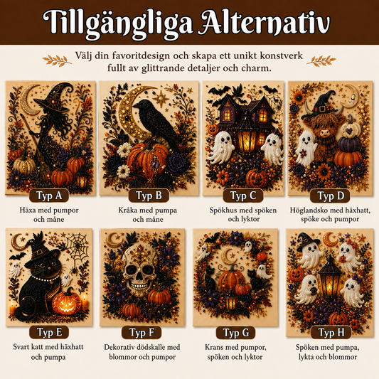 Glimmerkonst™ – Skapa magisk Halloweenkonst, pärla för pärla