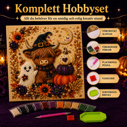 Glimmerkonst™ – Skapa magisk Halloweenkonst, pärla för pärla
