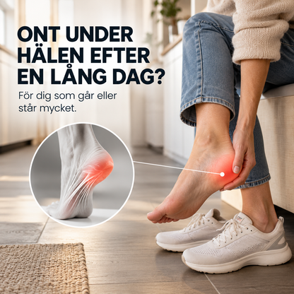StegMjuk™ – Masserande inläggssulor med fotvalvsstöd & stötdämpning
