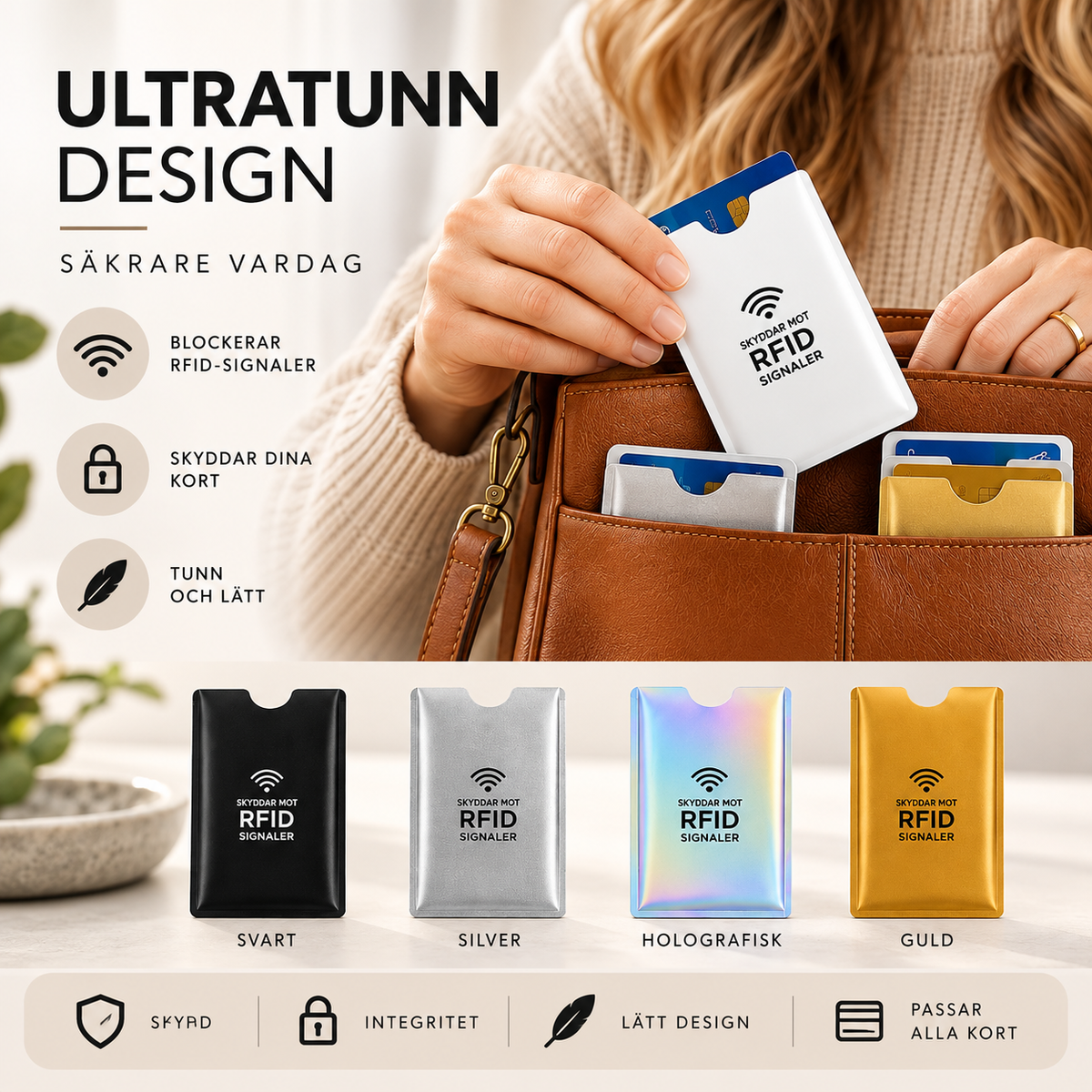 ShieldCard™ - RFID-korthållare som skyddar dina kort