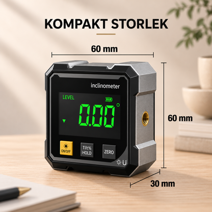 Snörrak™ – Digitalt vattenpass med laser Få det rakt, första gången.