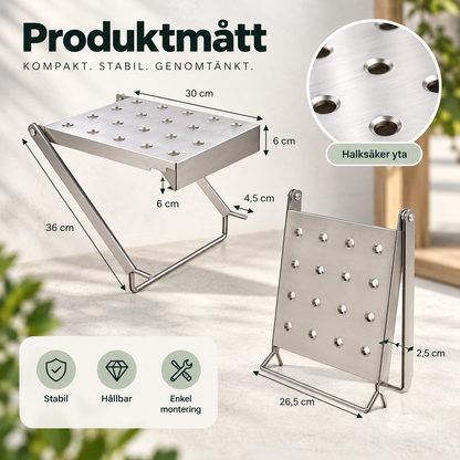 StepSafe™ – Bredare arbetsyta för stegen