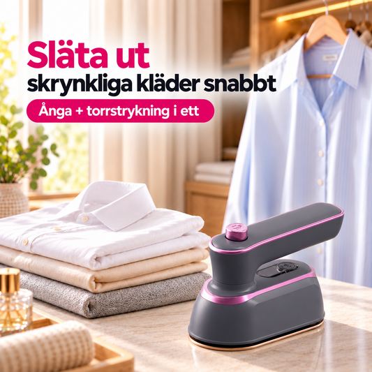 StrykFlex™ – Släta ut skrynkliga kläder snabbt med ånga & strykning