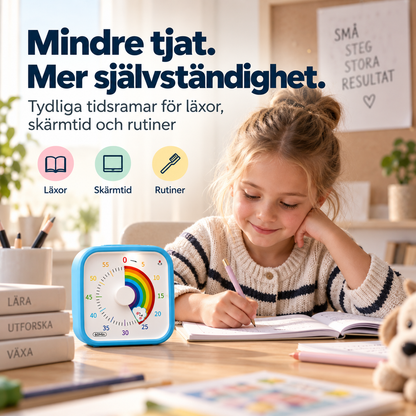 Regnbågsro™ – Se tiden gå, känn lugnet komma | Visuell timer