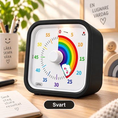 Regnbågsro™ – Se tiden gå, känn lugnet komma | Visuell timer