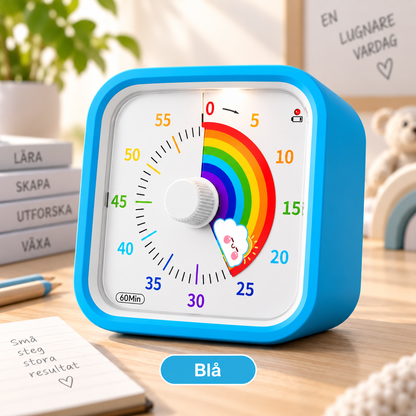Regnbågsro™ – Se tiden gå, känn lugnet komma | Visuell timer