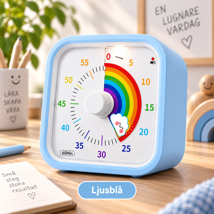 Regnbågsro™ – Se tiden gå, känn lugnet komma | Visuell timer