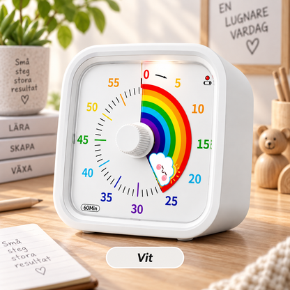 Regnbågsro™ – Se tiden gå, känn lugnet komma | Visuell timer