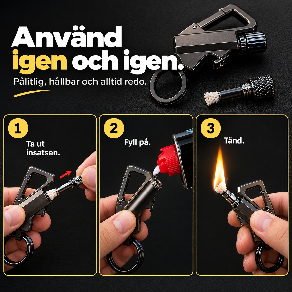 Gnistan™ – Eldstartaren som alltid följer med