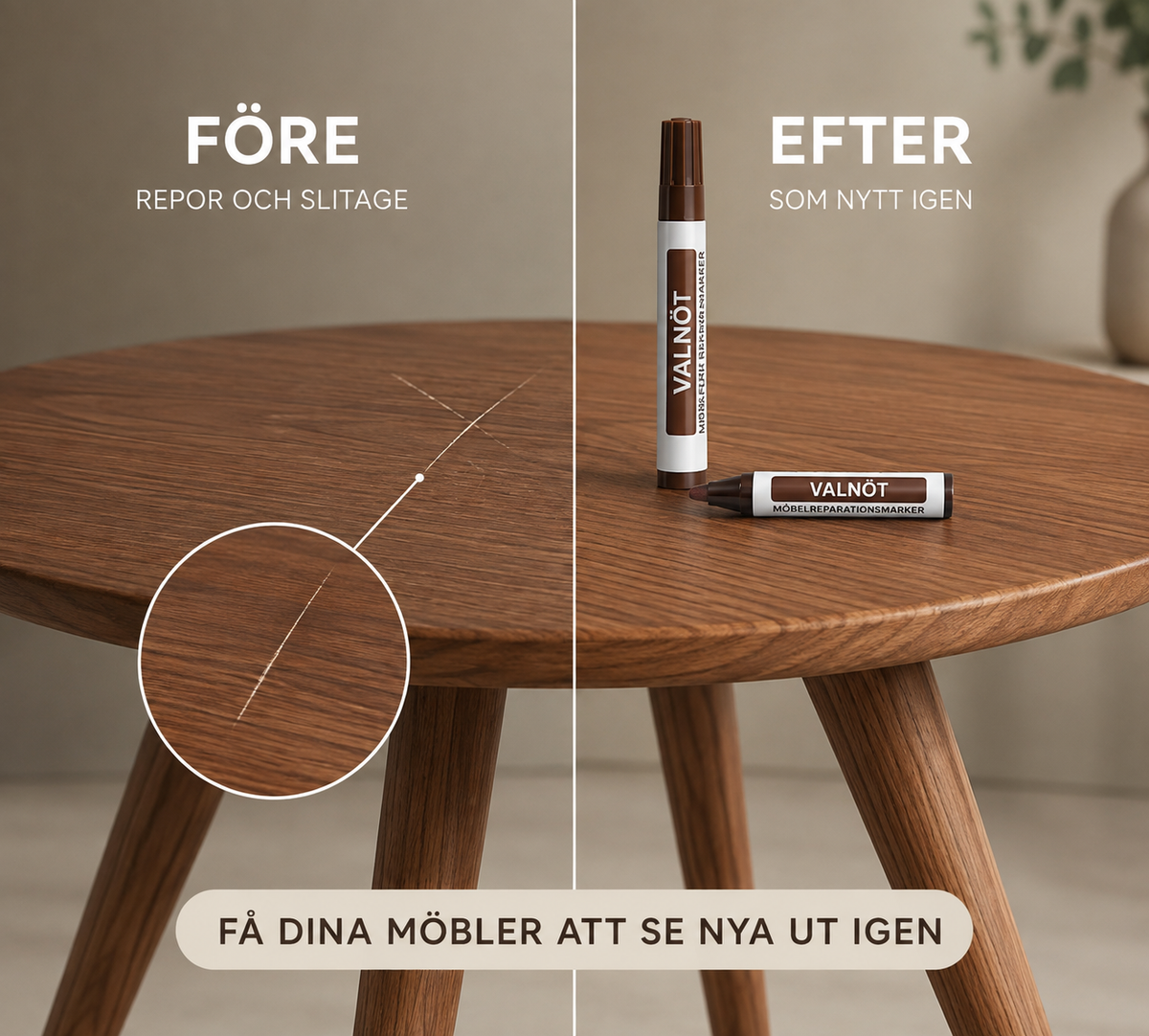 Fixera™ Möbelreparationskit - 21 delar för hemmets små touch-ups