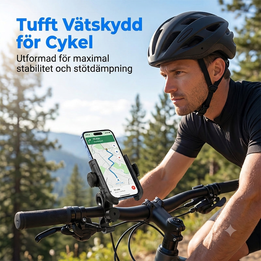 🚲 NordiLock™ Cykelhållare för mobil – Säkert grepp & enkel navigering på varje cykeltur