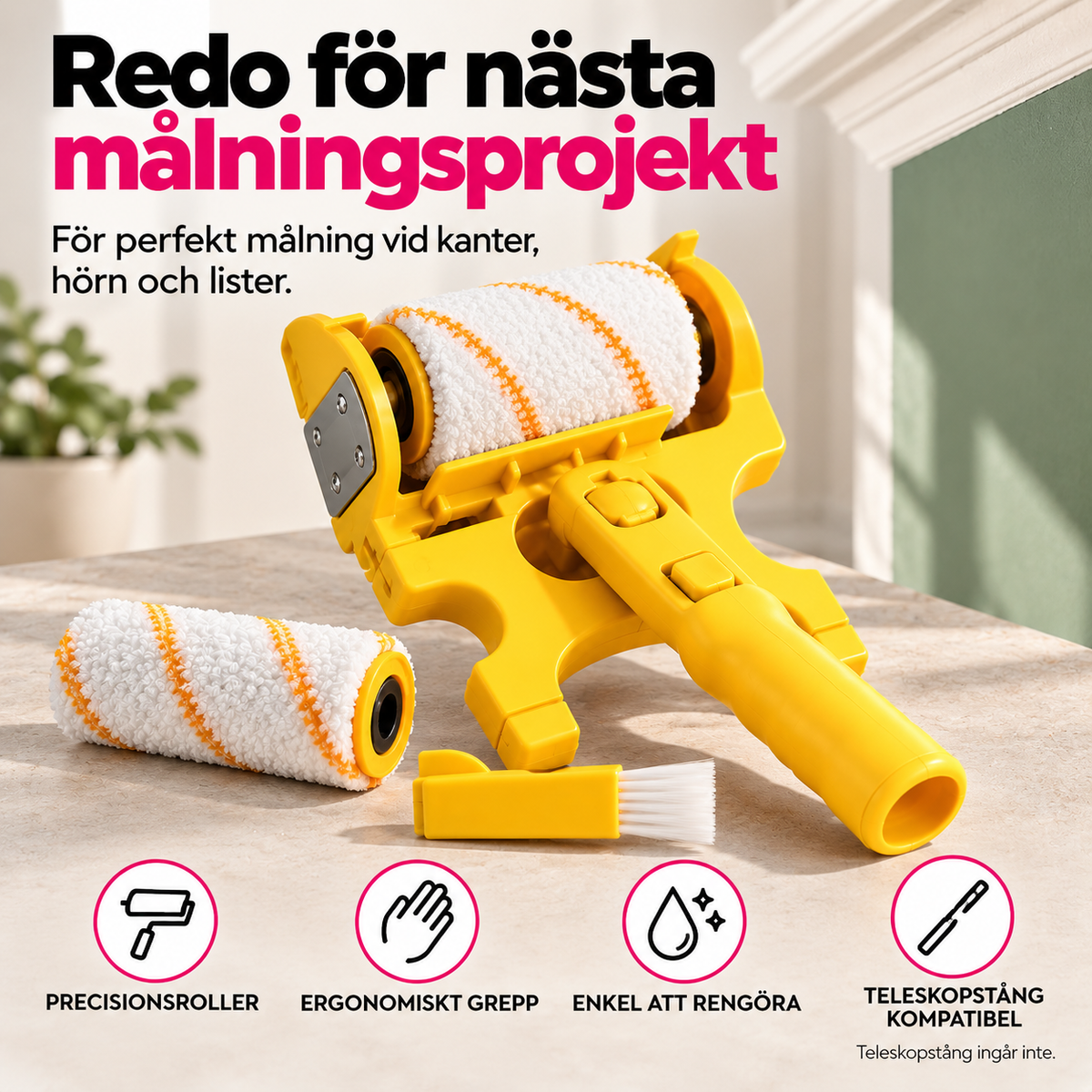 KantFix™ – Måla kanter, hörn & lister utan tejp