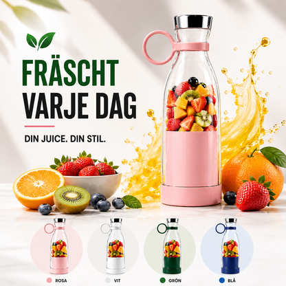 Livva™ – Din smoothie, var du än är – Med rengöringsborste