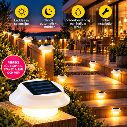 Skymningsvakten™ – Smart Solcellslampa med Automatisk Belysning
