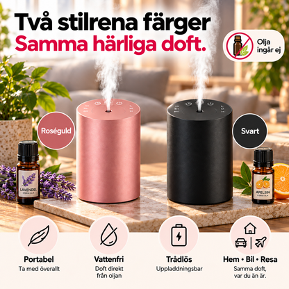 Doftpuls™ – Vattenfri doftspridare för hem & bil