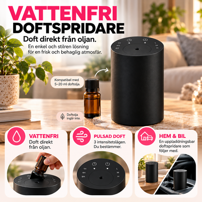Doftpuls™ – Vattenfri doftspridare för hem & bil