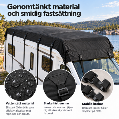 Takmössan™ – Skydda Taket på Husbilen & Husvagnen