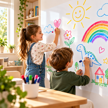Tankeväggen™ – Självhäftande whiteboardfolie – mer plats för dina idéer