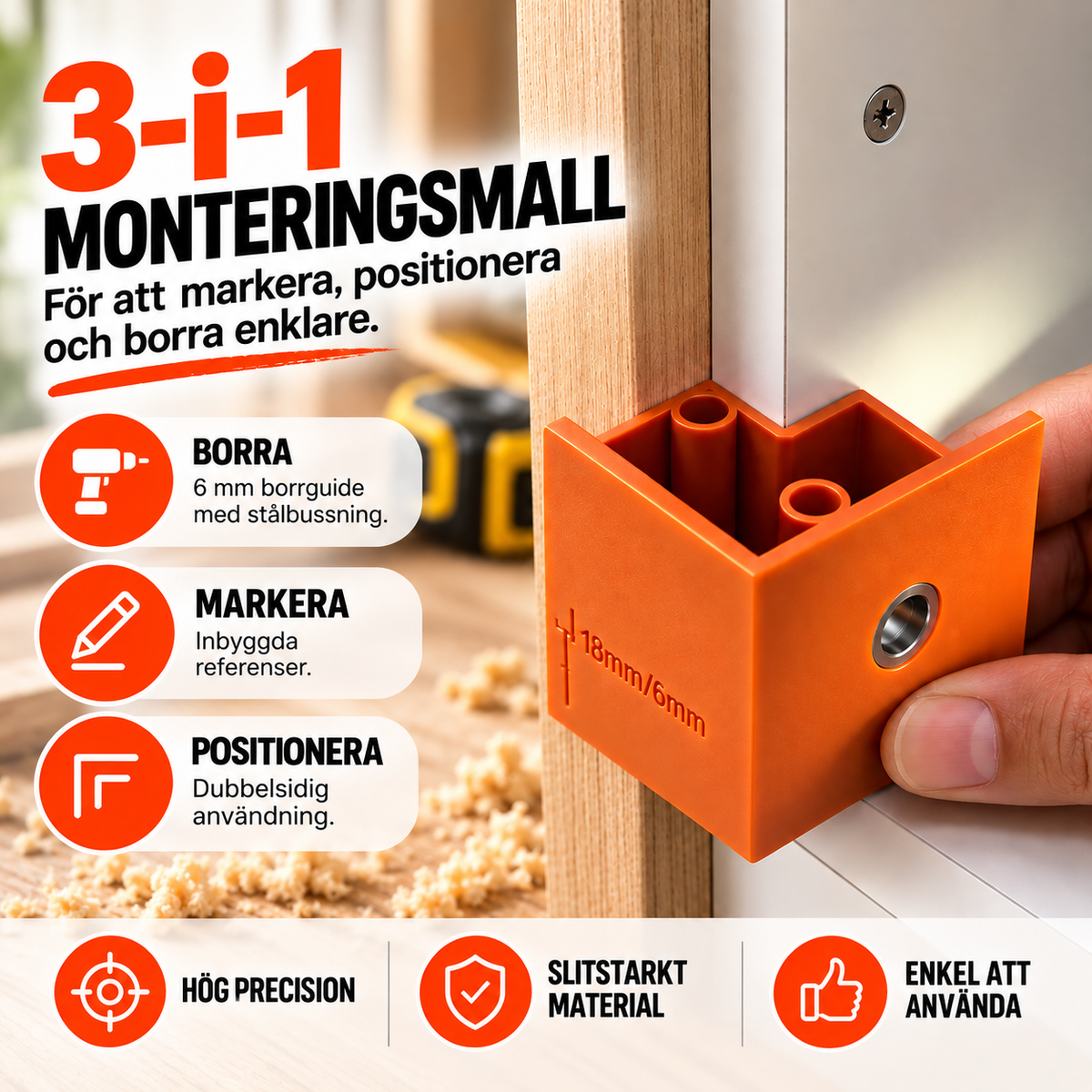 JiggFix™ – 3-i-1 Borr- & Markeringsjigg