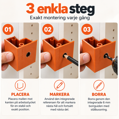 JiggFix™ – 3-i-1 Borr- & Markeringsjigg