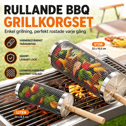 GrillSpin™ 360° roterande - Slipp vända varje grönsak för hand
