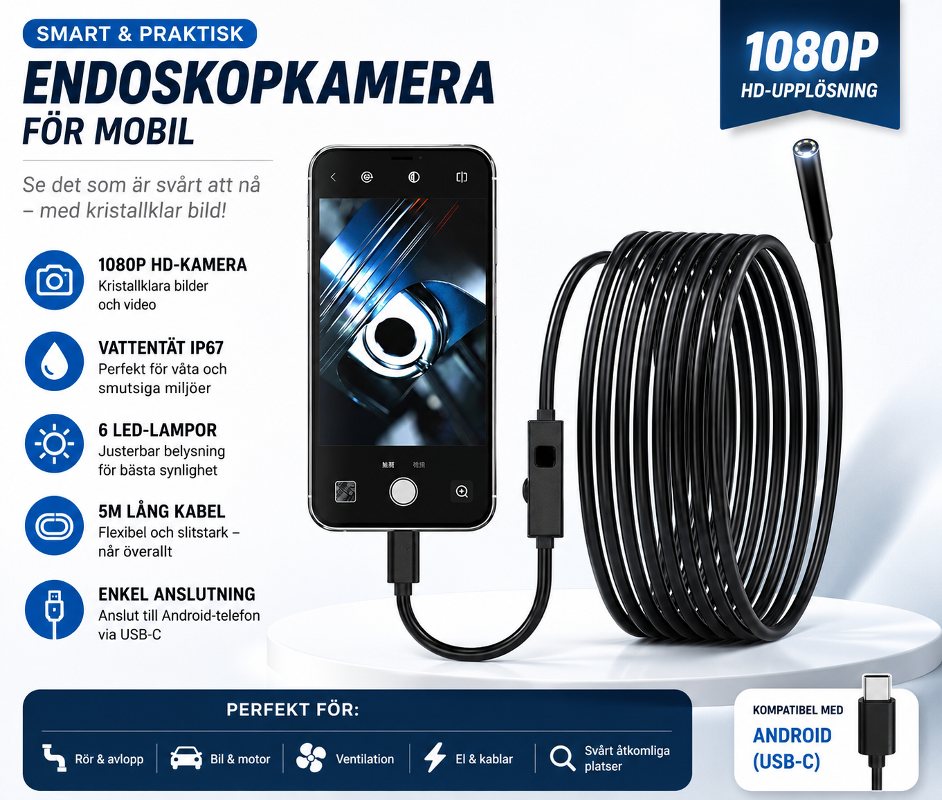 Den enda endoskopkamera du ville ha
