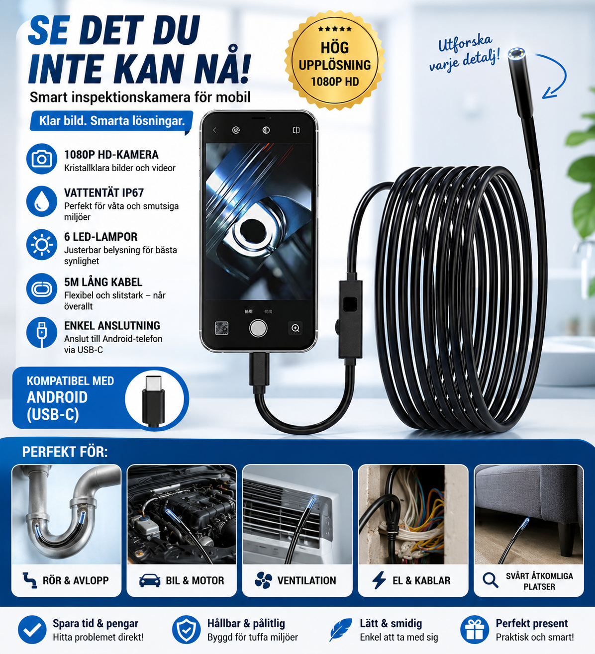 Den enda endoskopkamera du ville ha