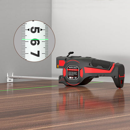 LaserMätare Pro™ | Smart 2-i-1 Måttband – Slipp Sneda Mätningar